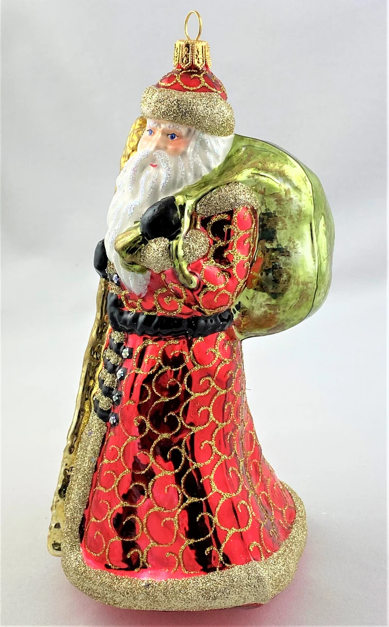 Nikolaus mit grossem grünem Sack