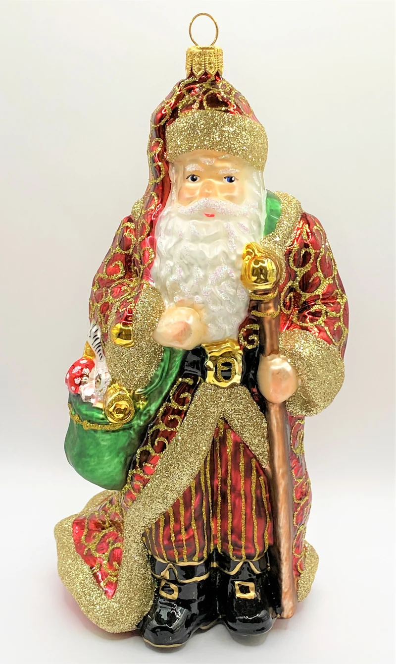 Nikolaus mit schwarzen Stiefeln