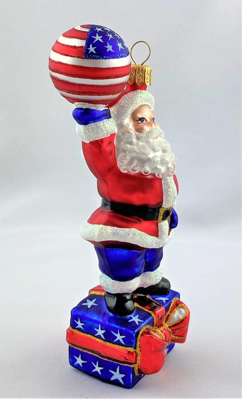 Weihnachtsmann möchte gerne die Freiheitsstatue sein