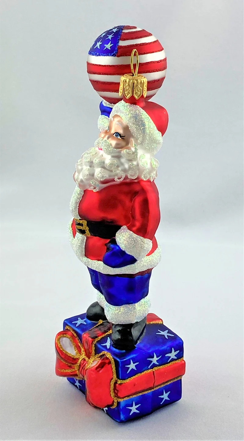Weihnachtsmann möchte gerne die Freiheitsstatue sein