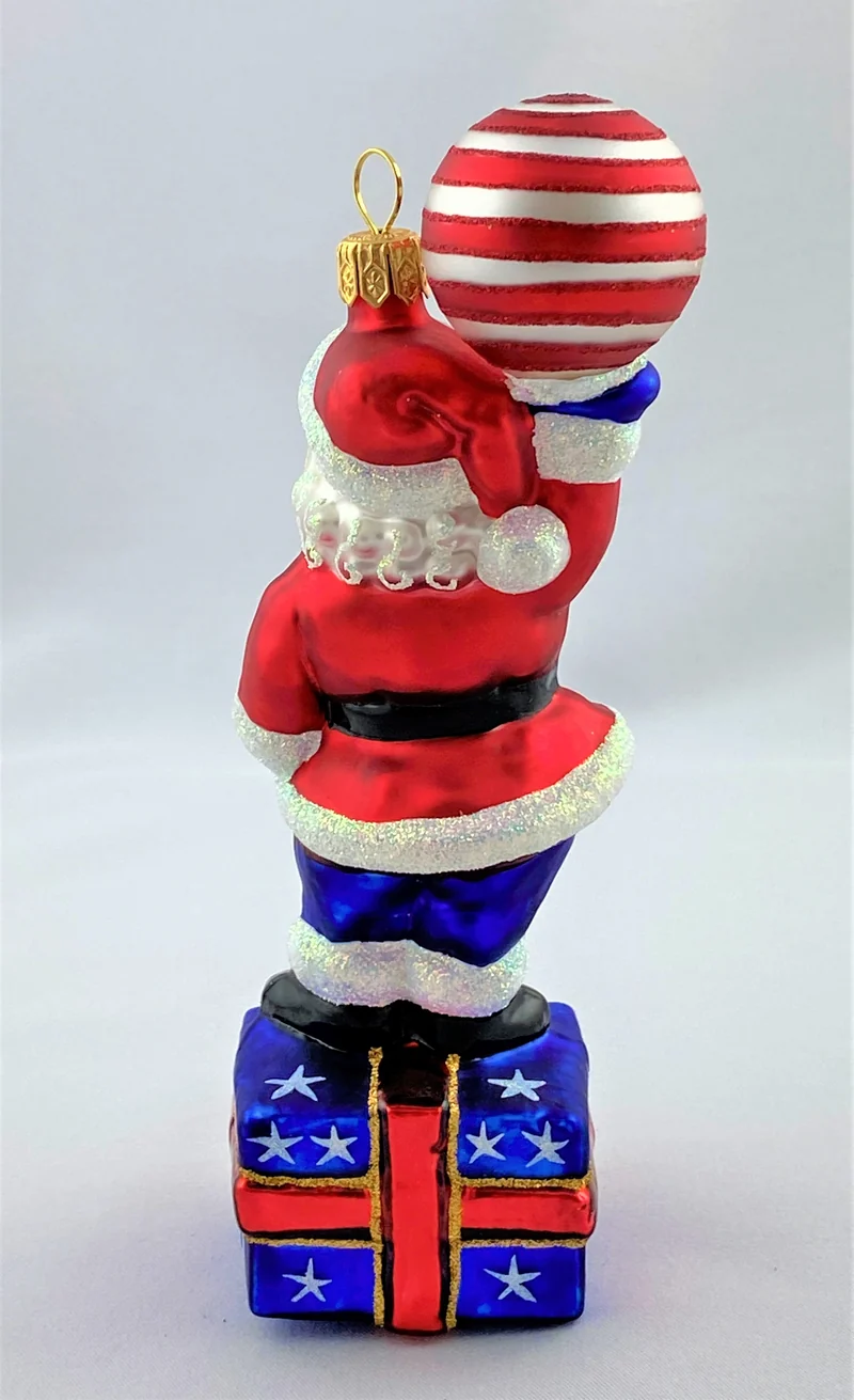 Weihnachtsmann möchte gerne die Freiheitsstatue sein