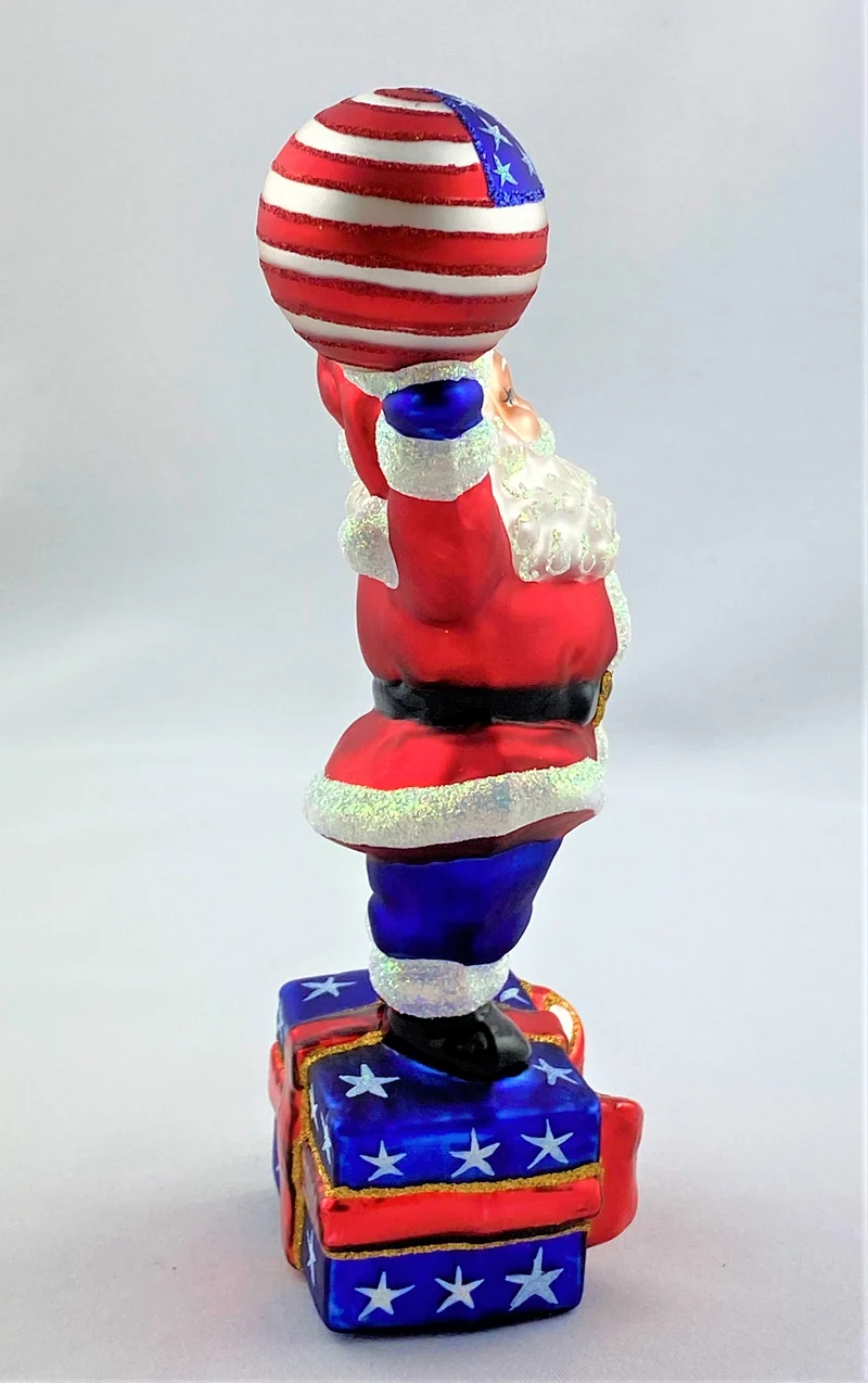 Weihnachtsmann möchte gerne die Freiheitsstatue sein