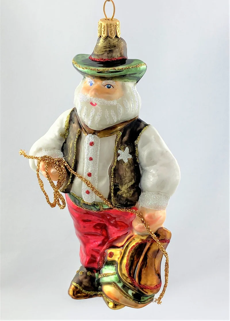 Weihnachtsmann ist der Sheriff im Wilden Westen