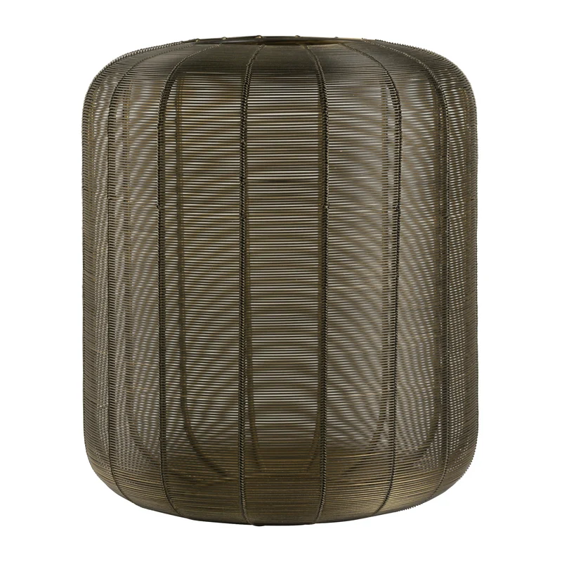 Windlicht KNOKKE schwarz/gold 32x36,5x32 cm