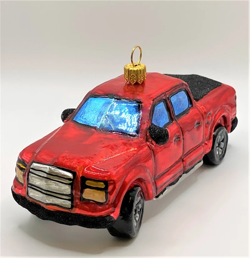 Roter Pick Up