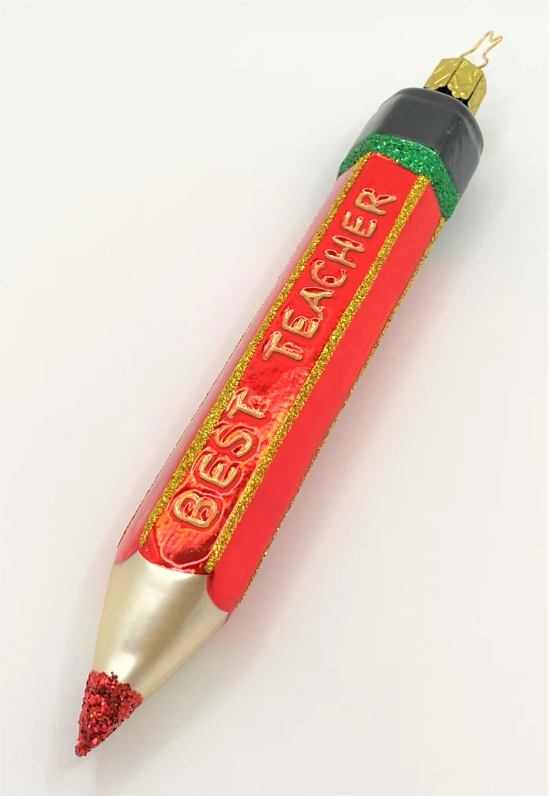 Rotstift mit der Aufschrift " Best Teacher "