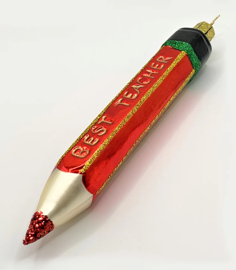 Rotstift mit der Aufschrift " Best Teacher "