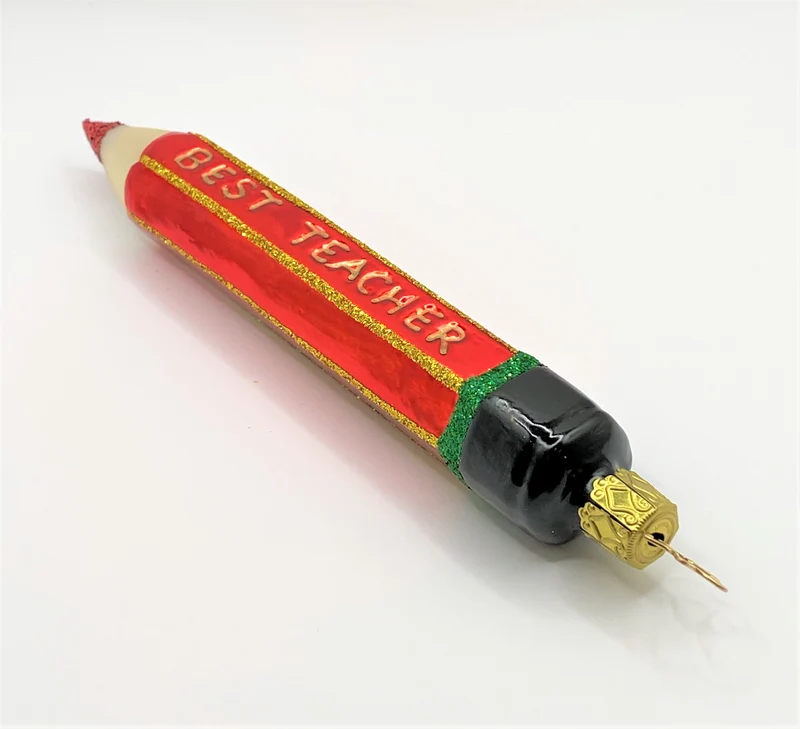 Rotstift mit der Aufschrift " Best Teacher "