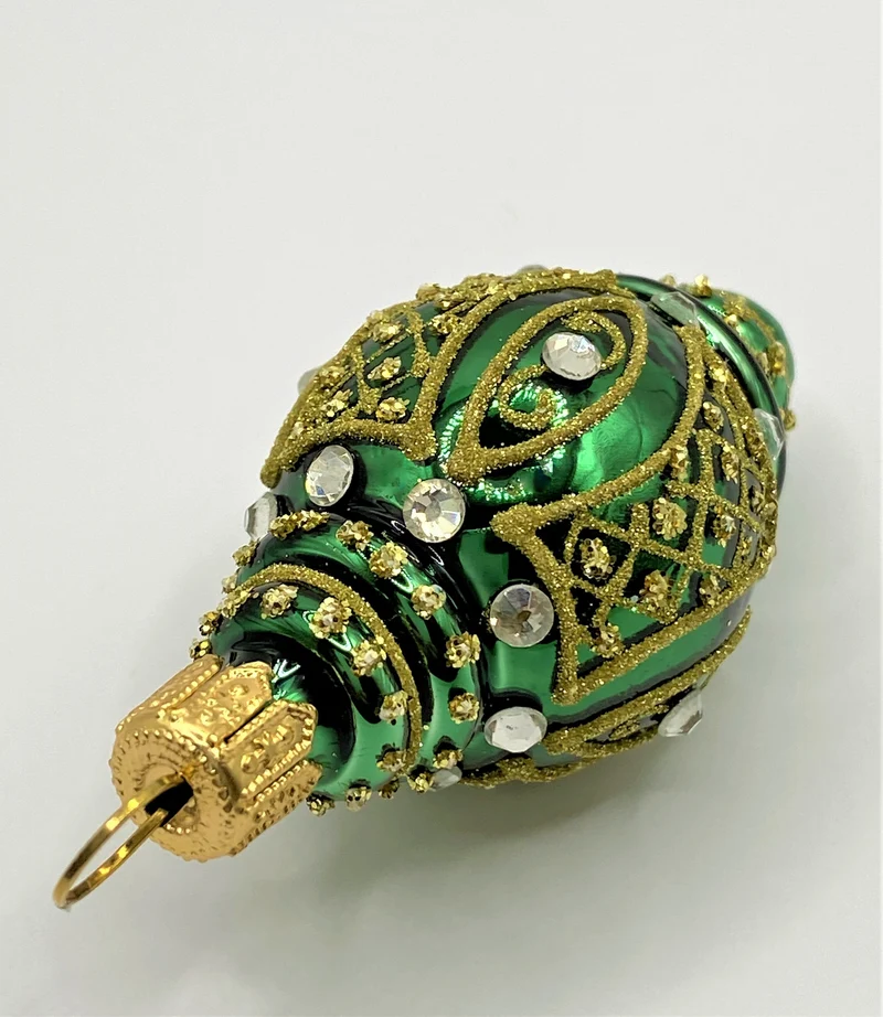 Grünes orientalisches Zapfen-Ornament