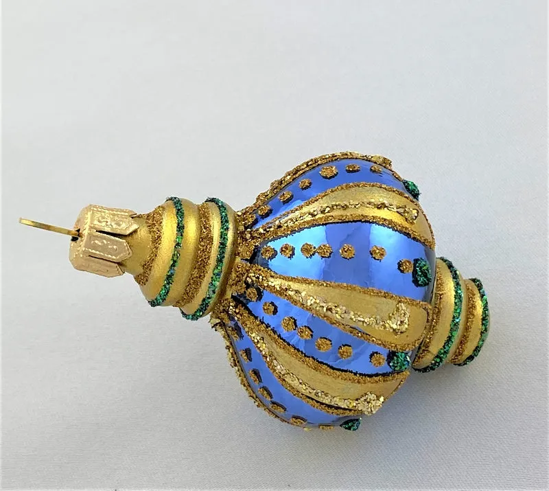 Blaues orientalisches Ornament