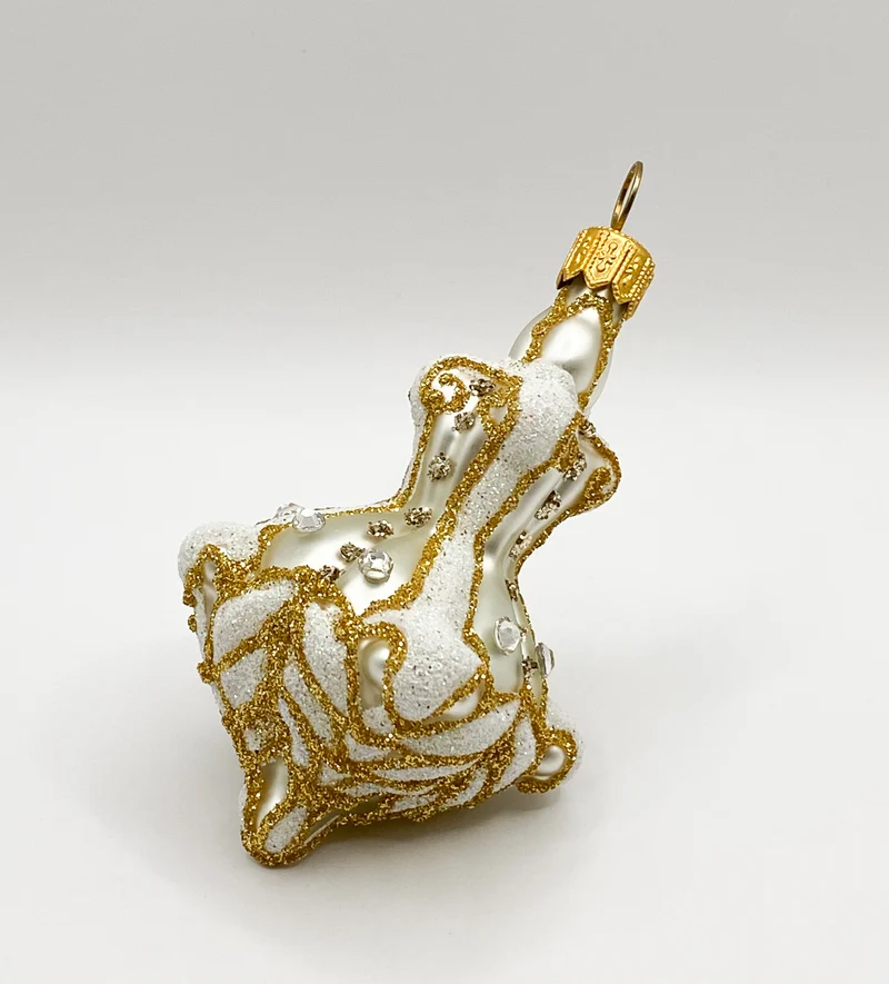Weisses orientalisches Laternen-Ornament