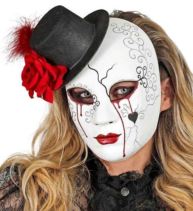 Dia de los Muertos-Maske mit Hut
