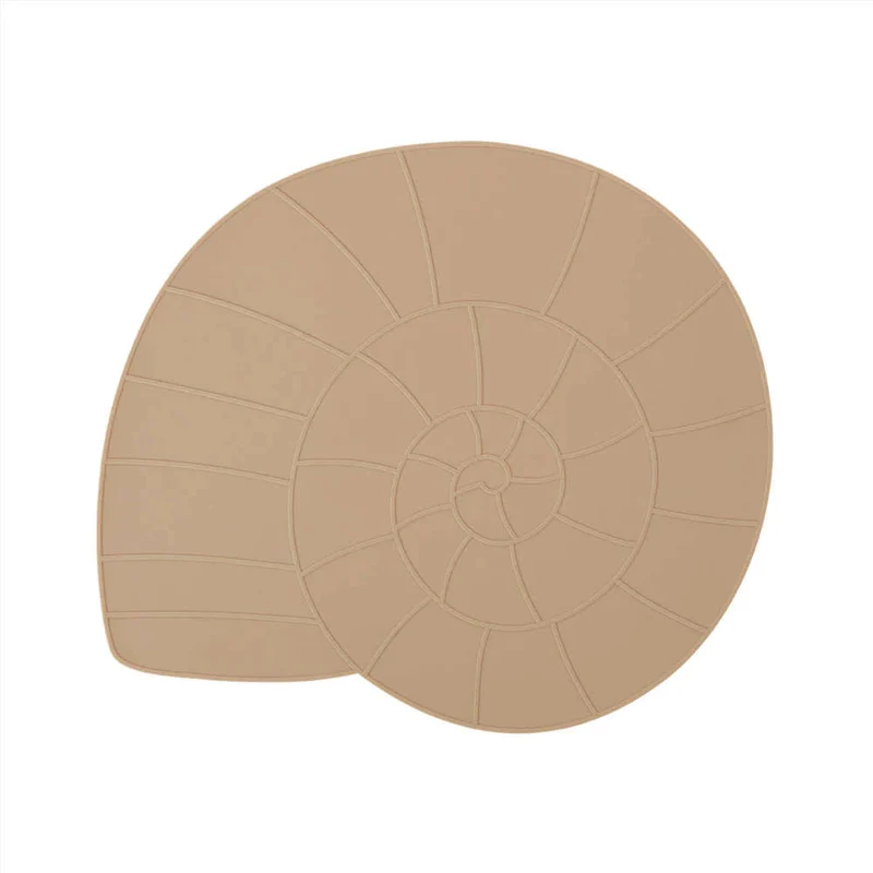 OYOY LIVING Platzset Nautilus, Camel