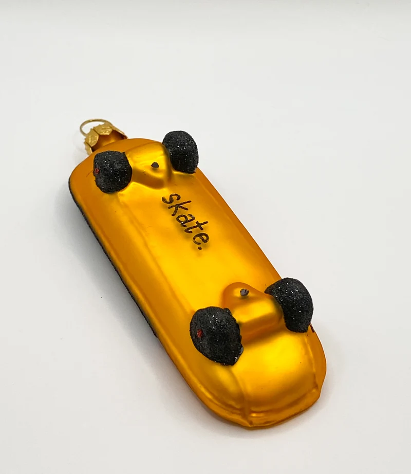 Rollbrett mit Flammendekor, Skate-Board