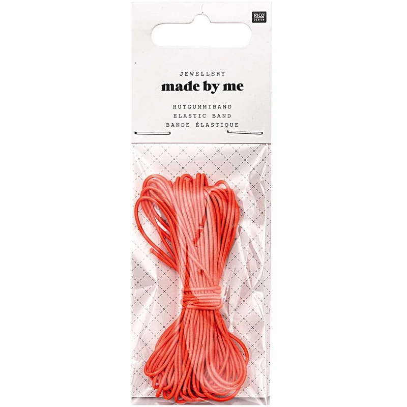 Rico Design Hutgummiband neon rot