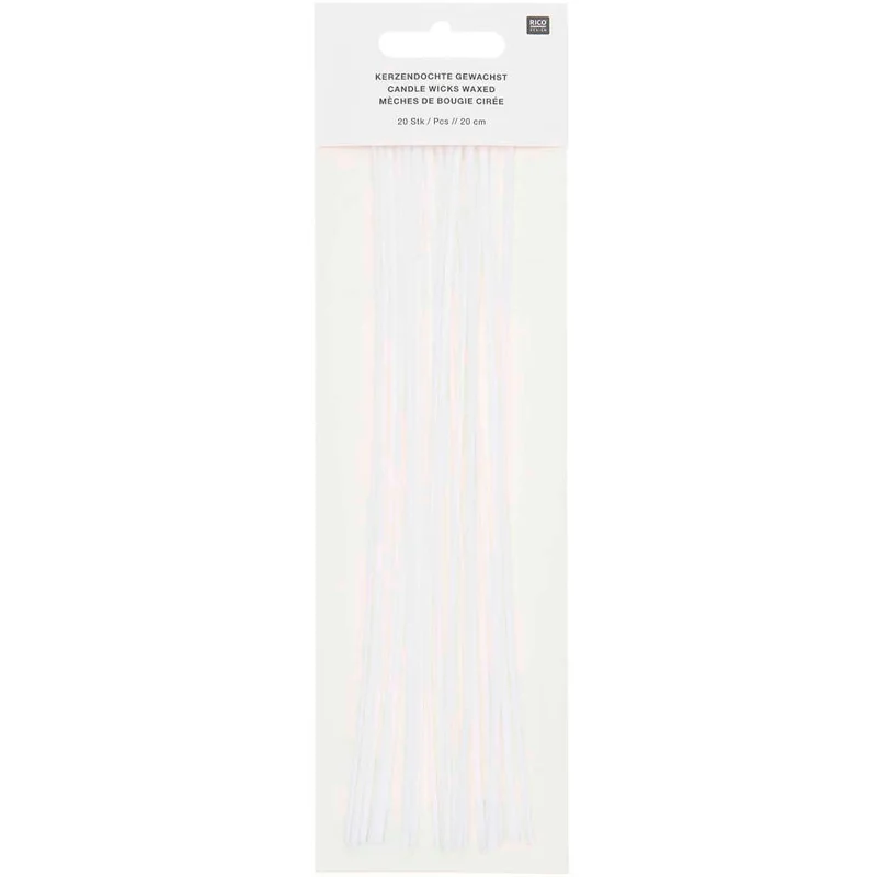 Rico Design Kerzendochte gewachst 20cm