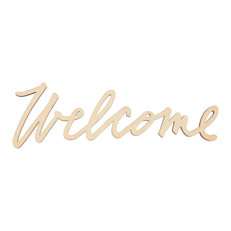 Rico Design Holzschriftzug "Welcome“