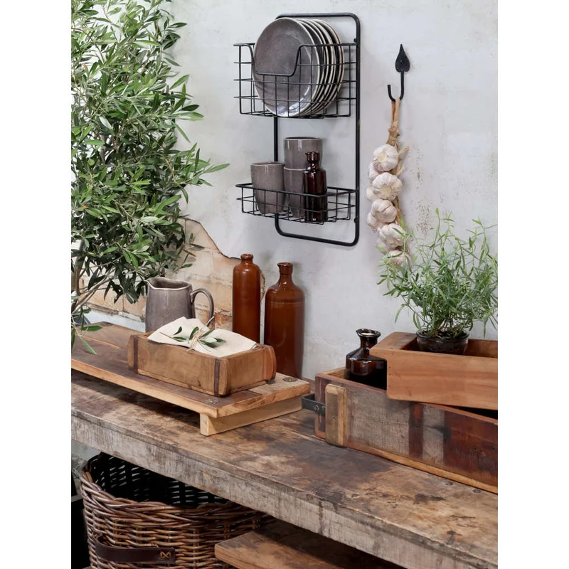 Chic Antique Aufbewahrung für die Wand