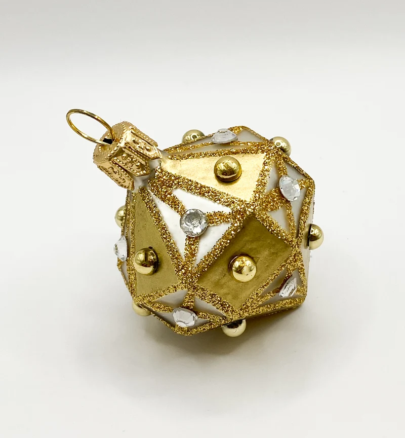 Goldenes orientalisches Kreisel-Ornament