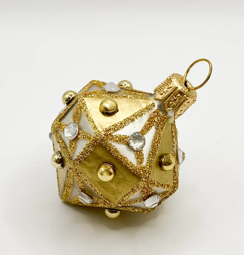 Goldenes orientalisches Kreisel-Ornament