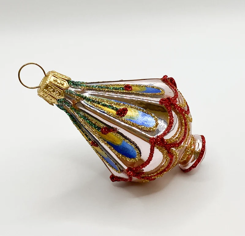 Rosa Lampion-Ornament
