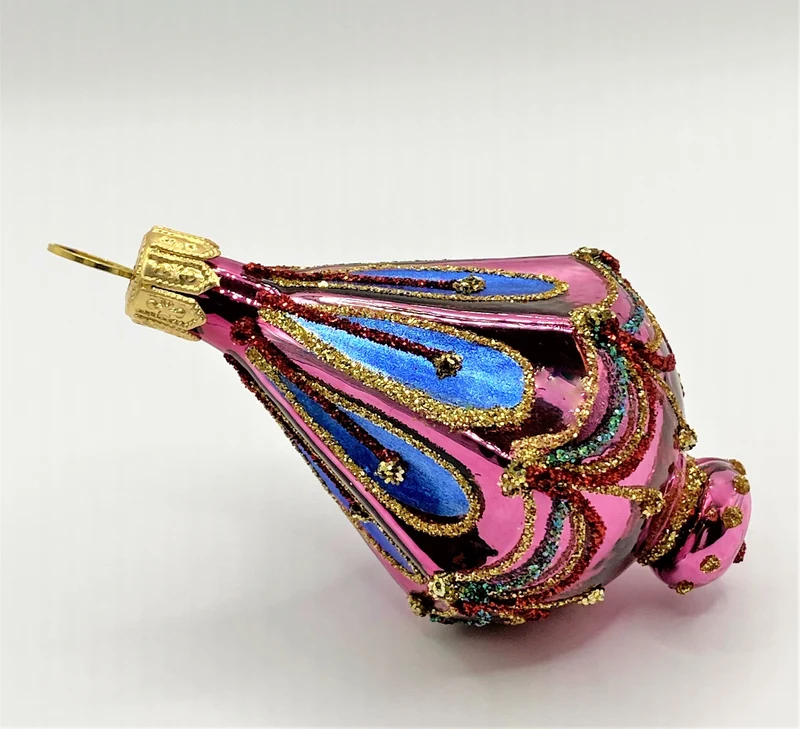 Dunkel-Rosa Lampion-Ornament
