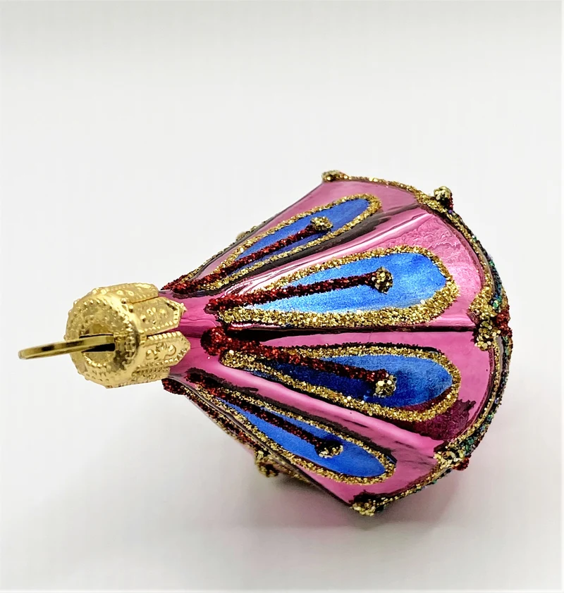 Dunkel-Rosa Lampion-Ornament