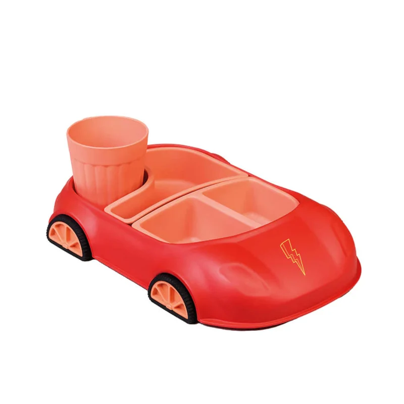 chic.mic bioloco plant kids set, car red lightning
