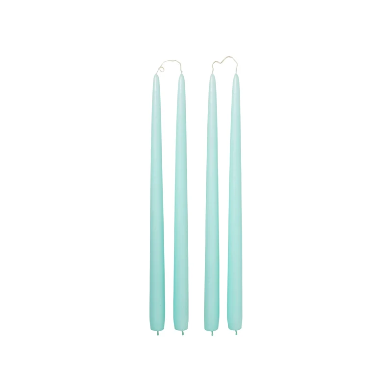 Broste Copenhagen Smooth getauchte Kerze mint green
