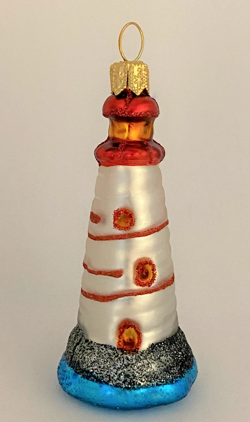 Kleiner weisser Leuchtturm