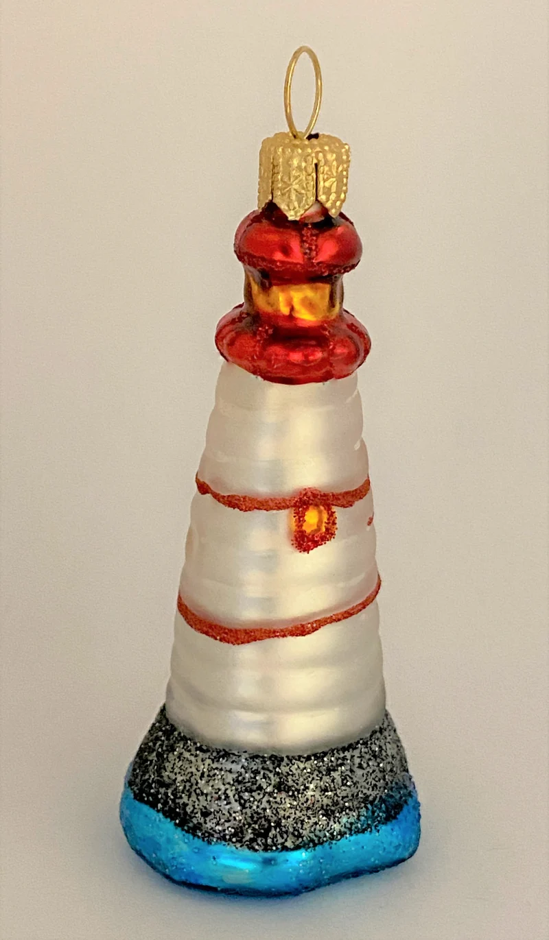 Kleiner weisser Leuchtturm