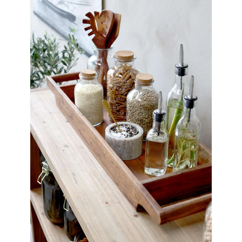 Chic Antique Ölflasche mit Ausschenker, 3 St