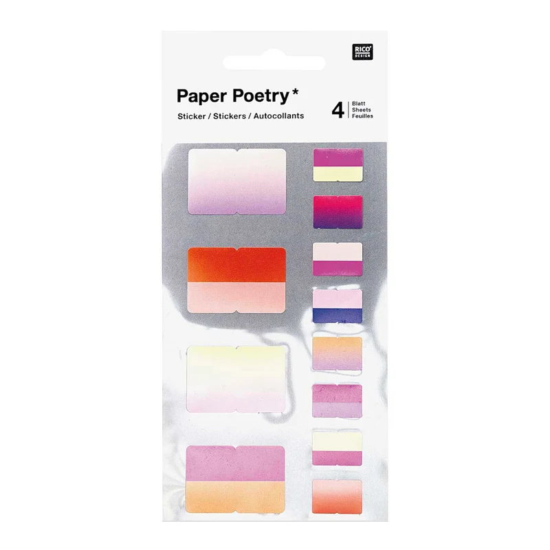 Rico Design Sticker Register, rosa