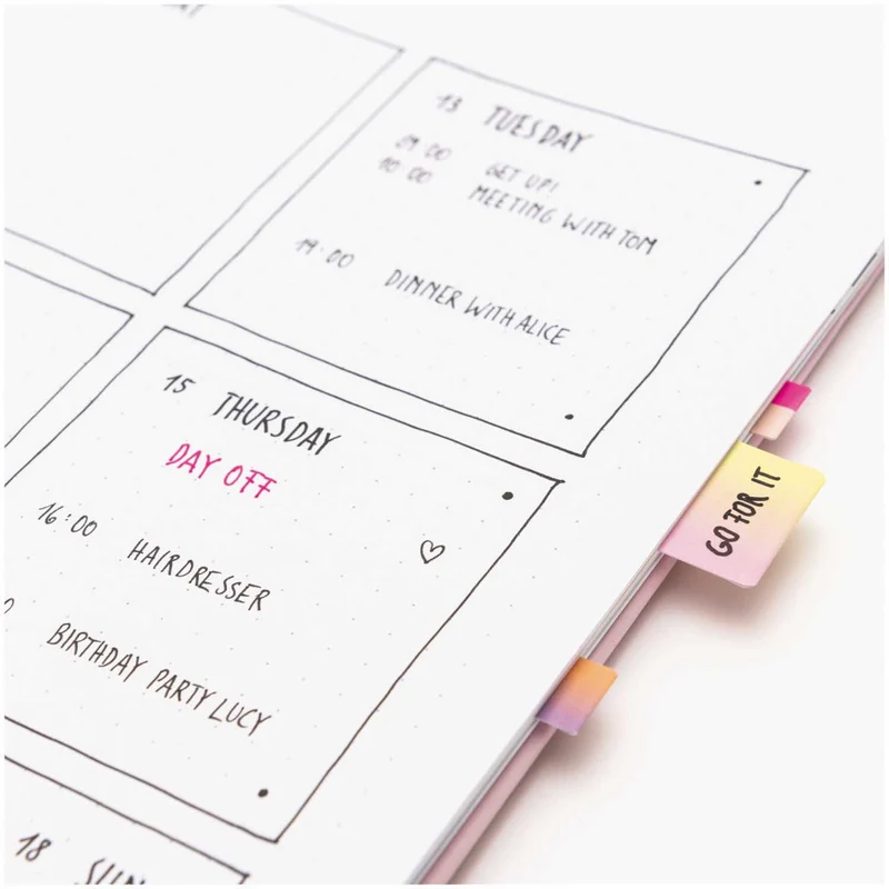 Rico Design Sticker Register, rosa