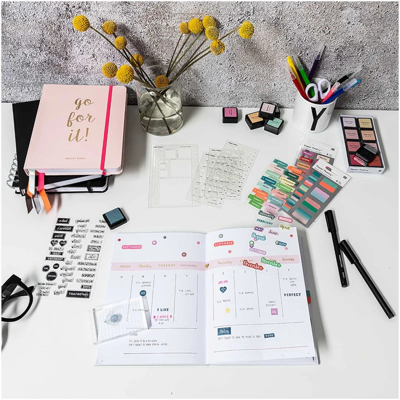 Rico Design Sticker Register, rosa