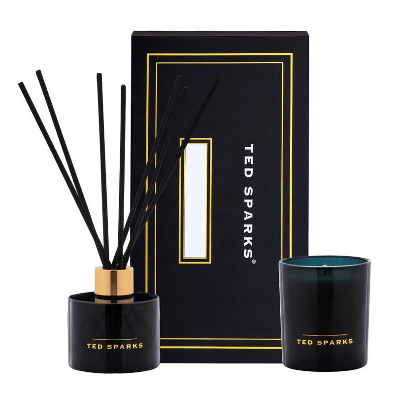 Ted Sparks Kerzen- & Diffuser-Geschenkset, Bamboo & Peony