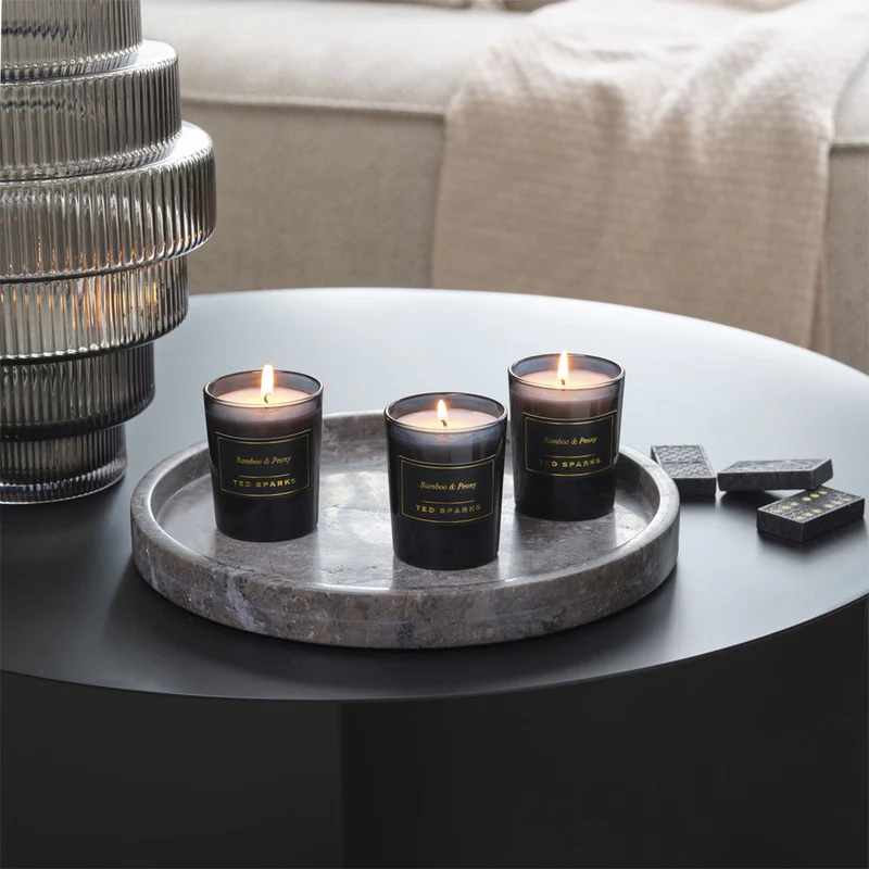 Ted Sparks Mini Candle Geschenkset, Bamboo & Peony