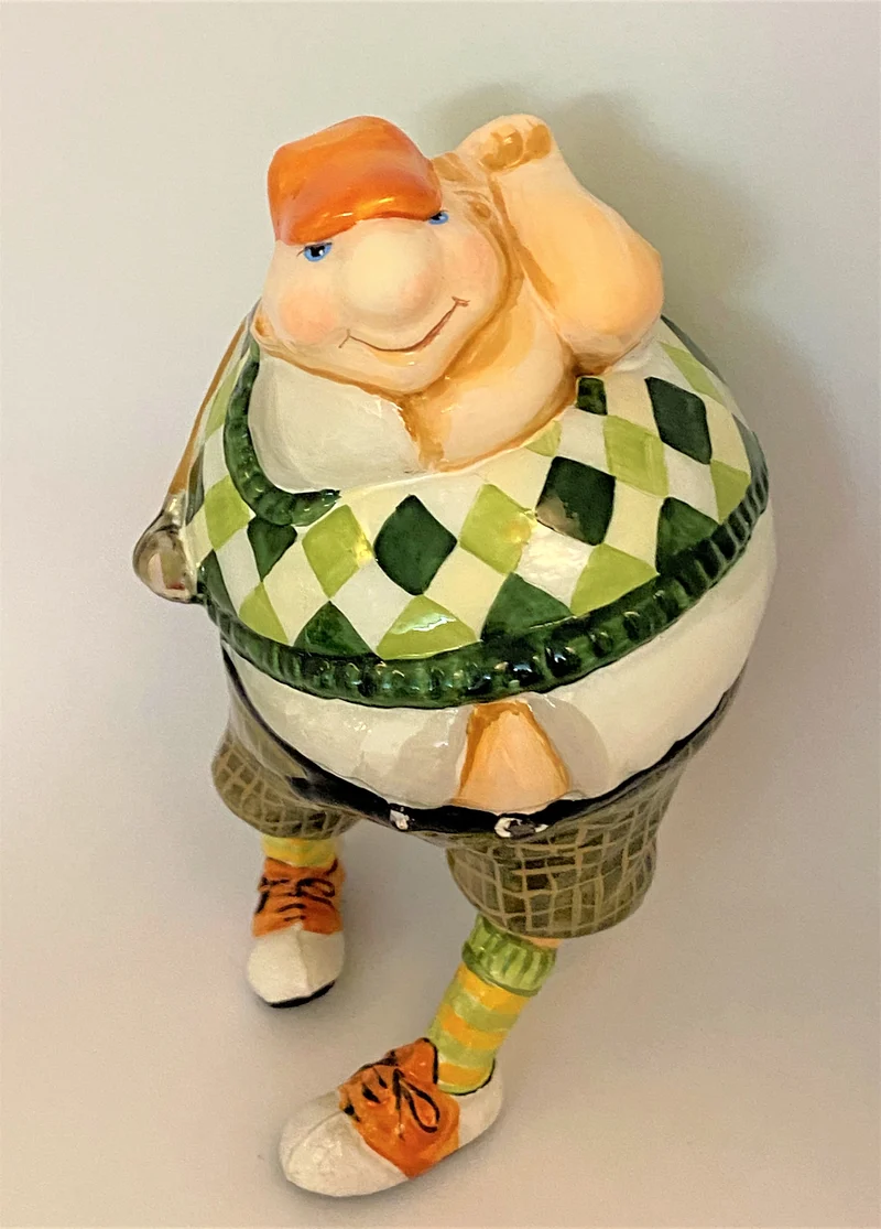 Golfer Karikatur, KOMOZJA MOSTOWSKI