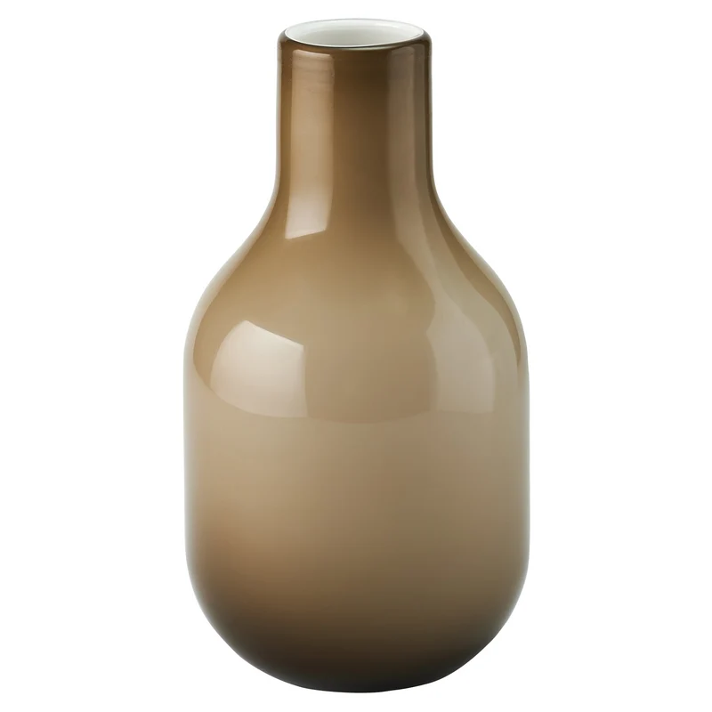 Glasvase PEARL sandstone H33cm