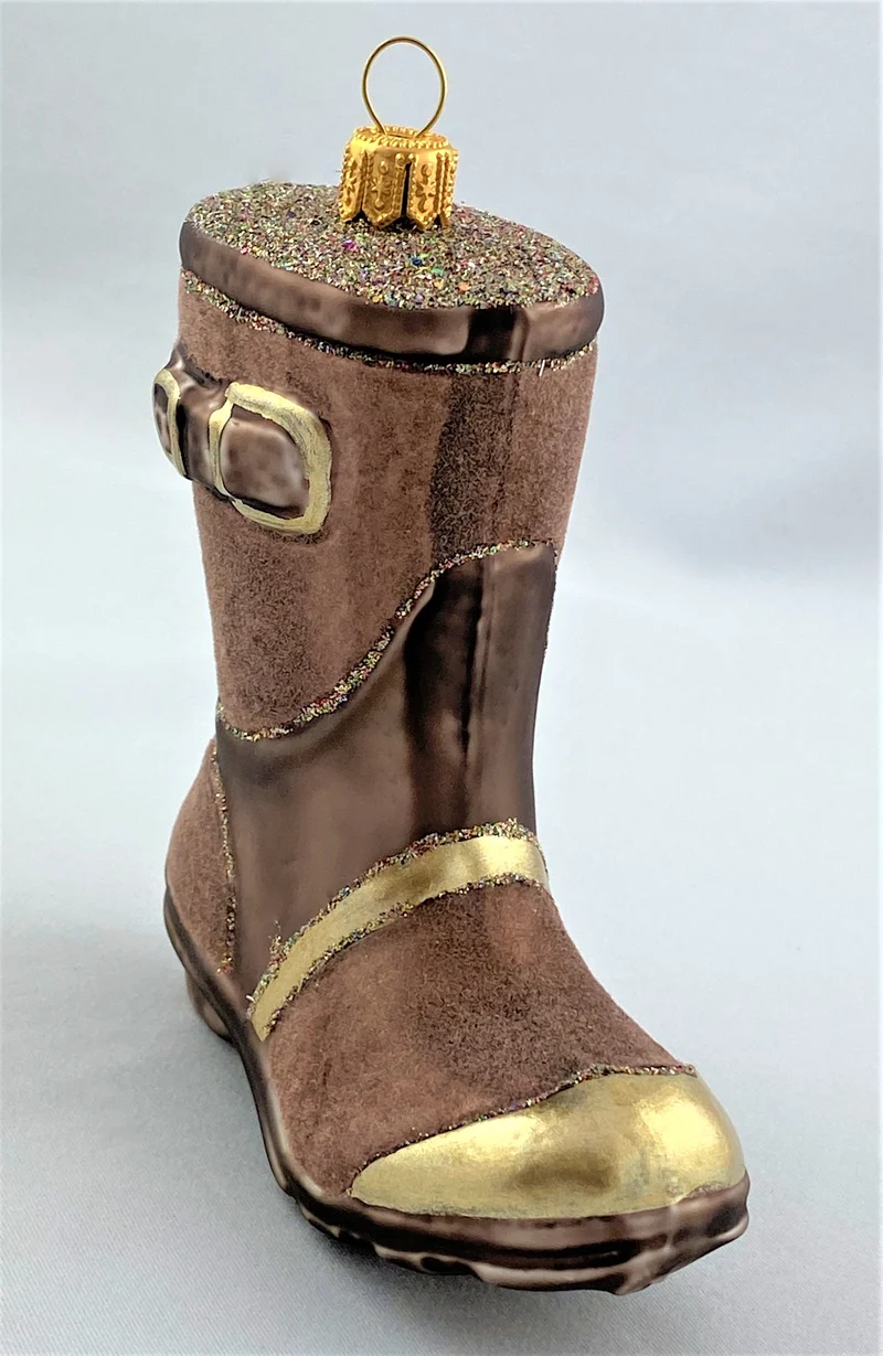 Brauner Gummistiefel