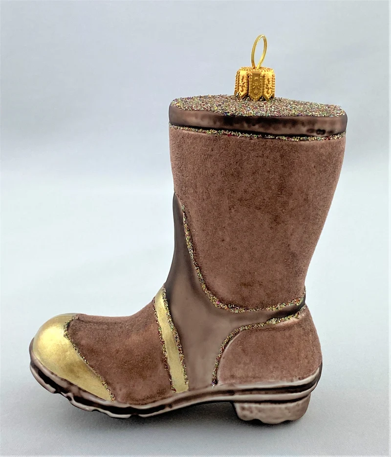Brauner Gummistiefel