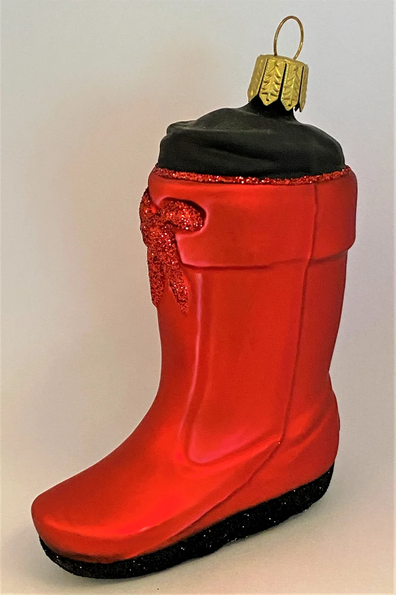 Roter Gummistiefel