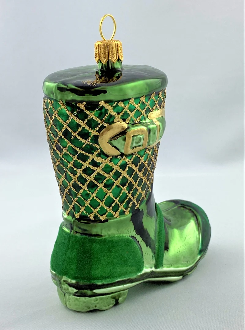 Grüner Gummistiefel