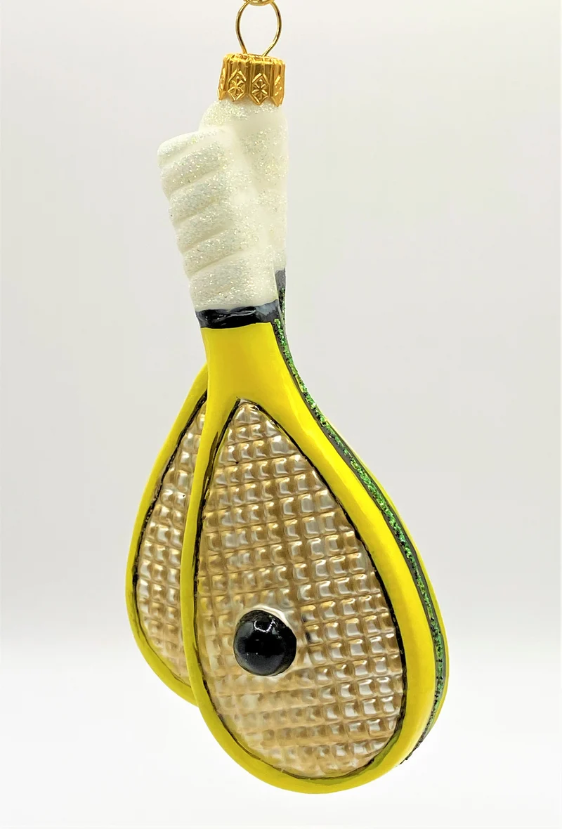 Paar Tennis-Schläger