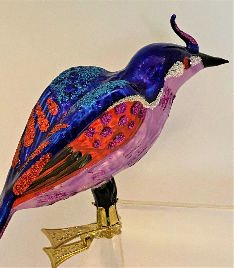 Paradiesvogel auf Clip