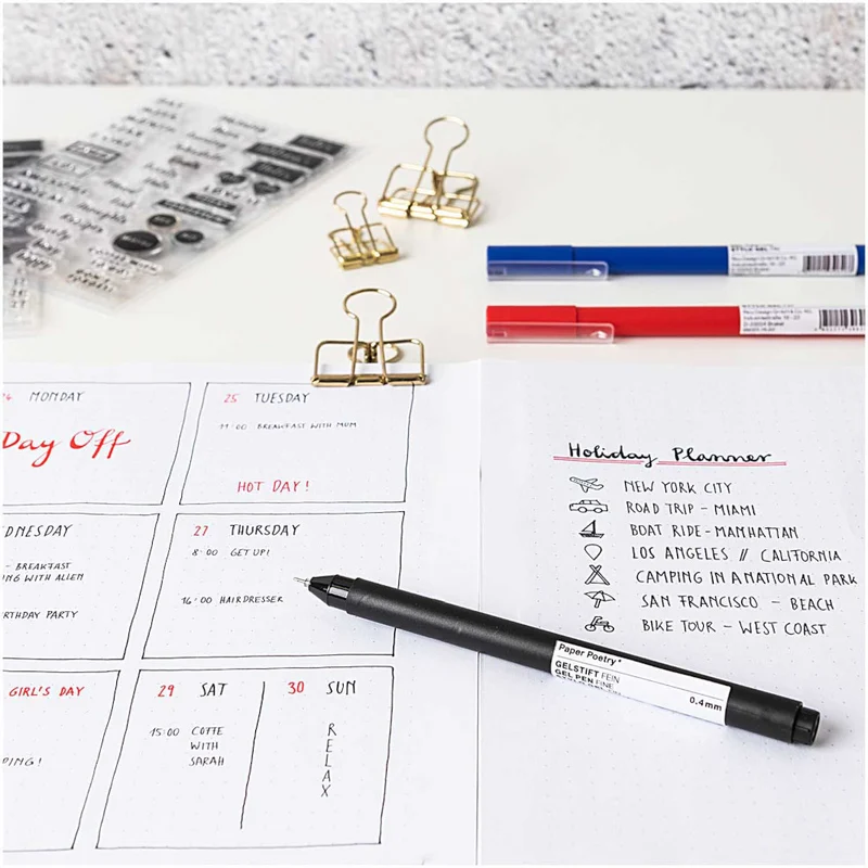 Rico Design Gelstift schwarz 0,4mm