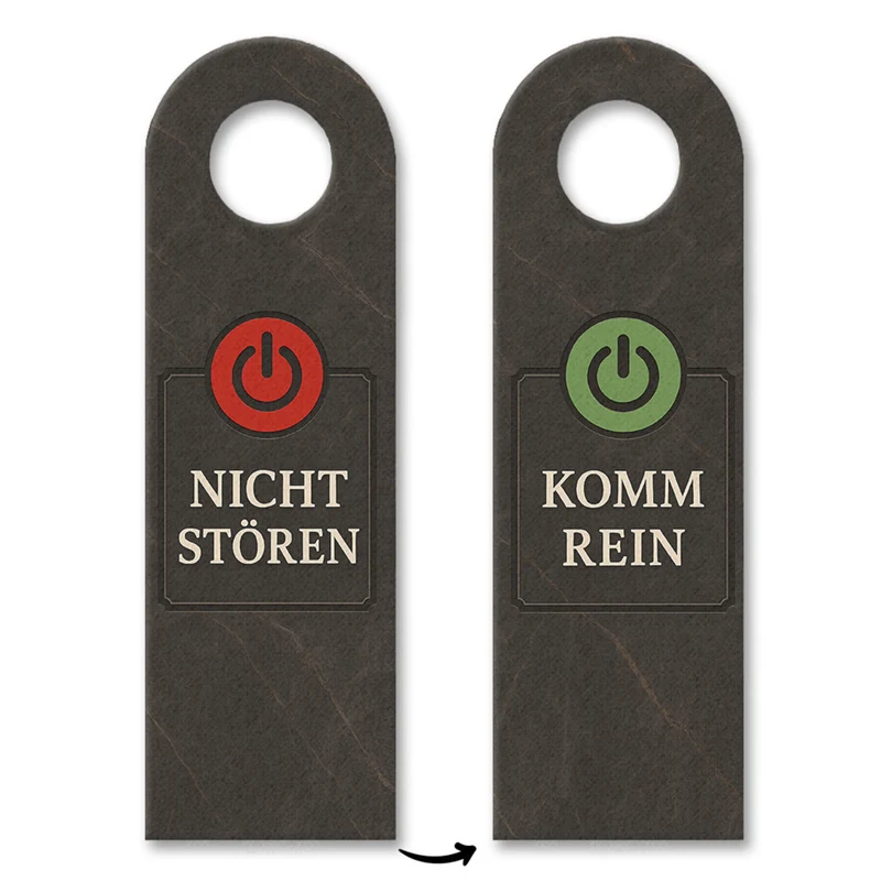 Power-Button Bitte nicht stören Türhänger
