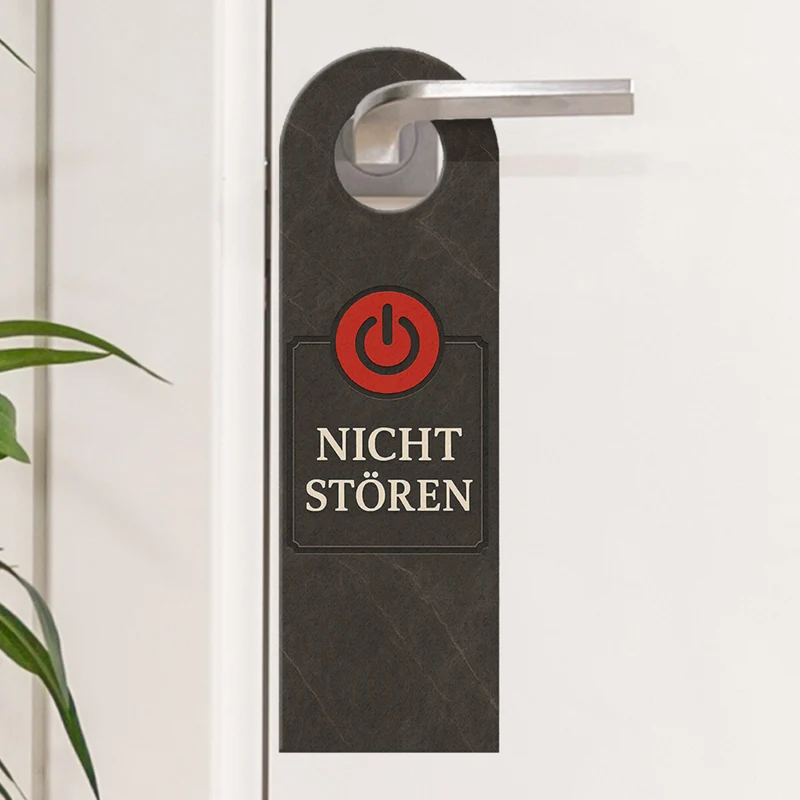 Power-Button Bitte nicht stören Türhänger