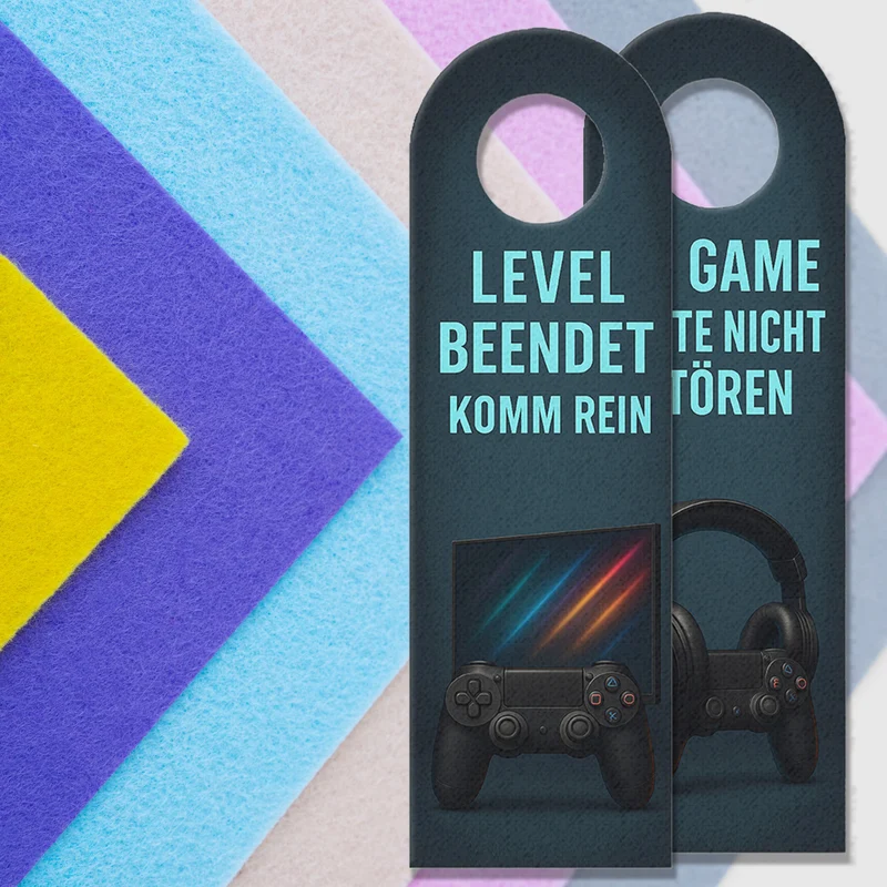 Gaming Controller Bitte nicht stören Türhänger