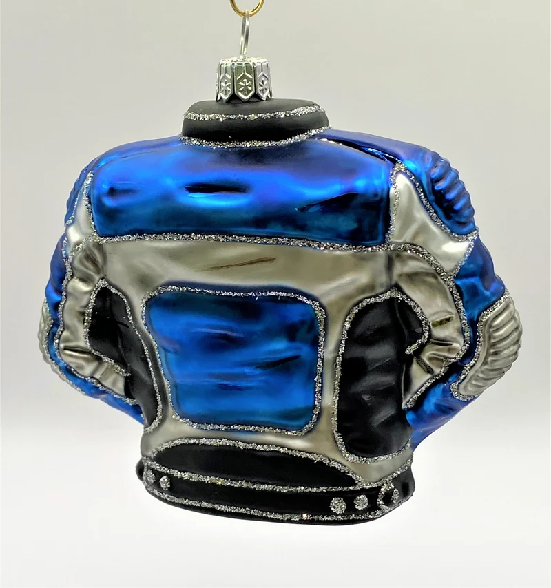 Motorrad Jacke grau blau